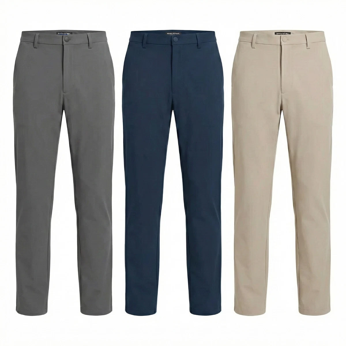 Pantalon Chino Banana Republic Homme – Taille 42x34, Coton Beige