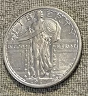 1917 T - 1  Standing Liberty quarter. Choice AU