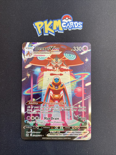 Juego de cartas coleccionables Pokémon Deoxys Vmax Crown Zenith GG45/GG70 ultra raro casi nuevo. - Imagen 1 de 3