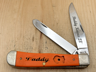 Case XX 4254 SS Orange Synthetic Trapper Knife | eBay