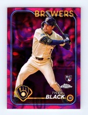 2024 Topps Chrome Update Magenta Purple Lava Lamp #USC174 Tyler Black RC /299
