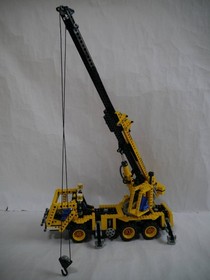 LEGO Technic 8460 Pneumatic Crane Truck Complete Instructions Used