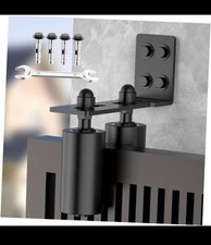 Sliding Gate Roller Guide, Slide Guide Wheels, Heavy Duty Steel L 4in Black-1pc