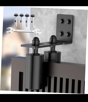 Sliding Gate Roller Guide, Slide Guide Wheels, Heavy Duty Steel L 4in Black-1pc