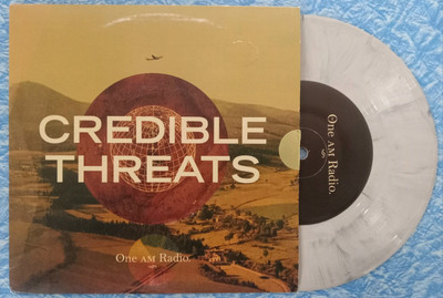 LTD #446/500 COLORED WAX One AM Radio ''Credible Threats'' INDIE ALTERNATIVE 2010