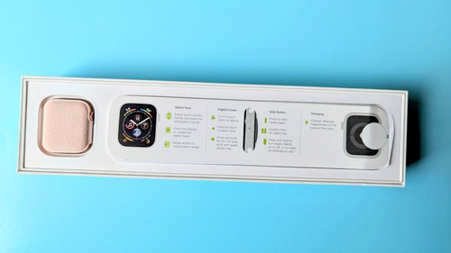 APPLE WATCH SERIE 4 OR ROSE 40 MM PAS DE RAYURES PARFAIT ÉTAT ICI ! BANDE - Photo 11 sur 14