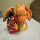 Vintage 1998 Pokemon Charizard Plush #06 Hasbro Nintendo Toy w/ Tag 6" Figure
