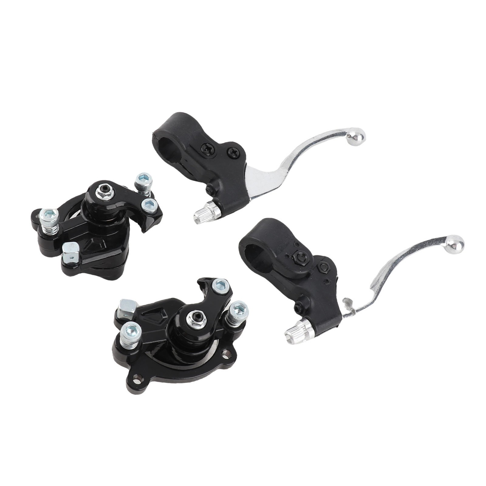 Handle Grips Kill On/Off Switch Throttle Brake Levers Kit For 47cc 49cc Mini