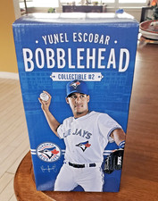 TORONTO BLUE JAYS YUNEL ESCOBAR CERAMIC BOBBLEHEAD *NEW IN BOX* SGA