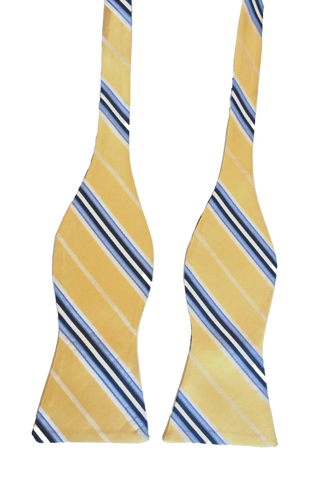 DONALD J TRUMP 男式蝴蝶结领带黄色/带饰宽:2.50 英寸长:13.3/4=18 英寸 — 第 2/2 张图片