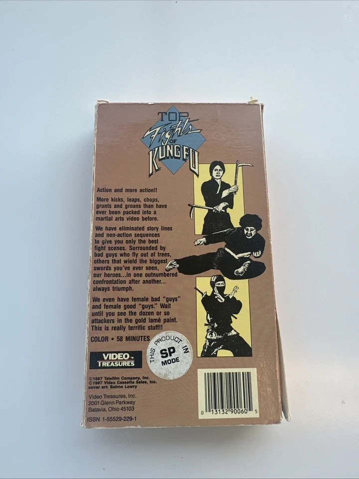 Top Fights Of Kung Fu VHS Video Treasures Martial Arts - New & Sealed - Image 2 of 3