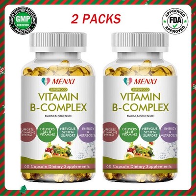 Vitamin B Complex Supplement - Super B Vitamin, Energy, Metabolism, Immune Boost