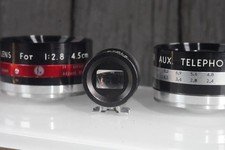 Vintage Petri Auxiliary Lens Set Wide Angle Telephoto Tele-Wide Find NJL030522 