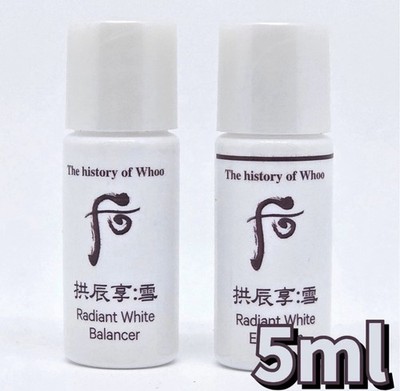 The history of Whoo Seol Radiant White Balancer Emulsion Set 40pcs Newst