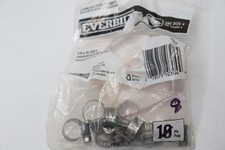 (8-Pk) Everbilt Hose Clamp Stainless Steel 5/16" - 5/8" 62602