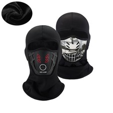 Winter Fleece-Lined Thermal Face Mask Cycling Motor Ski Breathable Windproof