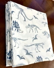 Pottery Barn Kids Full Flat Sheet Dinosaur Bones