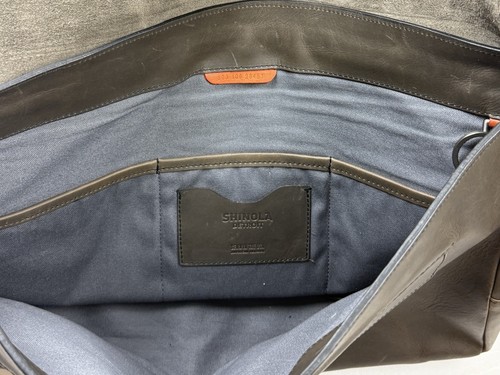 Shinola E/W Messenger Premium Navigator Leather RETAILS $795 #378 - Picture 6 of 10