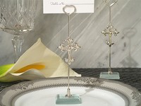 100 Silver Cross Photo Place Card Holder Baptism Bridal Wedding Favor 100 Silver Cross Photo Place Card Holder Baptism Bridal Wedding Favor