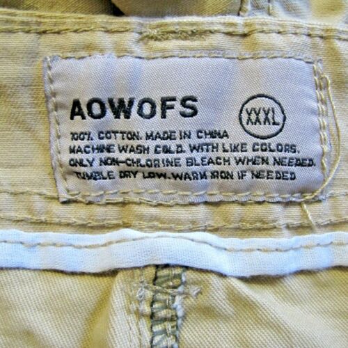 Men's XXXL Aowofs Casual Multi-Pocket Cotton Cargo Shorts - NWT - Picture 5 of 6