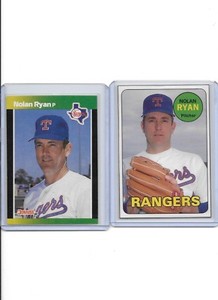 Nolan Ryan 1990 BB Magazine EXCLUSIVE #47 + Nolan Ryan 1989 DONRUSS best #55