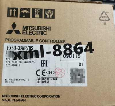 1PCS FX5U-32MR/DS   PLC Programmable Controllers FX5U-32MR/DS #E1