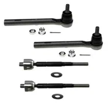 MOOG Front Steering Tie Rod Ends Inner & Outer Set for Honda Odyssey w/o Touring