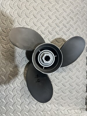 #ad Mercury 10 3 8 x 13 Black Max 3 Blade Aluminum Propeller NEW NO BOX $92.99