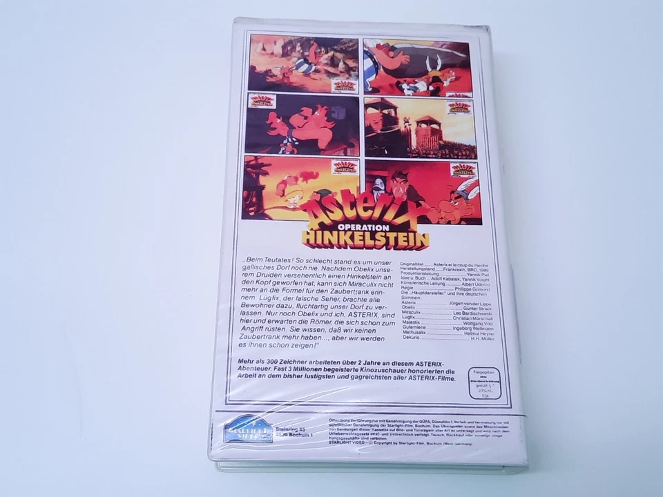 Asterix - Operation Hinkelstein 1989 VHS German PAL Starlight Video - Bild 2 von 4