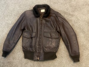 US NAVY G-1 サイズ40 70s 70s 米軍 U.S.NAVY G-1 フライト レザージャケット 44 - Sixpacjoe Web
