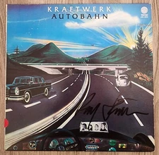Ralf Hutter Signed Kraftwerk - Autobahn Vinyl Record Album LEGEND RAD