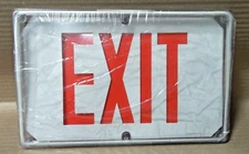 NEW UL LISTED OUTDOOR LED THERMOPLASTIC EMERGENCY EXIT SIGN NO HOUSING INCLUDED