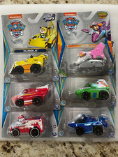 Paw Patrol AQUA PUPS L OT OF 6 True Metal Vehicle Nickelodeon
