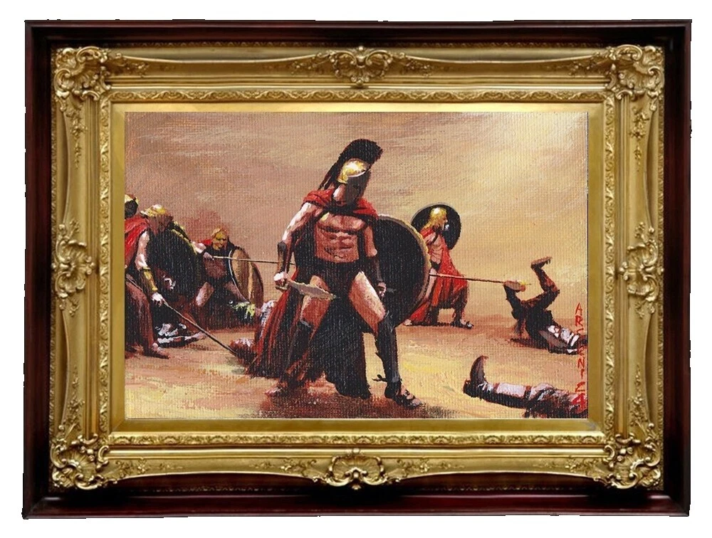 Lienzo Arte en miniatura paisaje pinturas