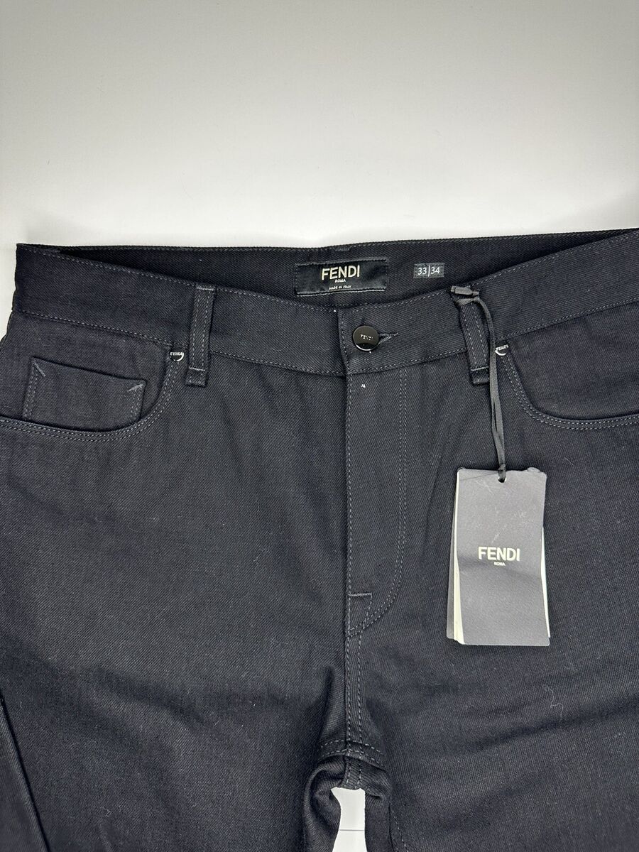 FENDI BLACK JEANS-SIZE-33/34 | eBay FENDI BLACK JEANS-SIZE-33/34 | eBay