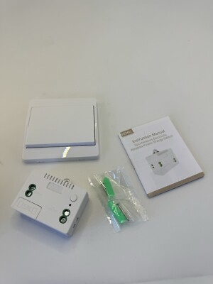 Wireless Kinetic Self-powered No Battery Wall Switch 220V Light Switch UK 433MHz