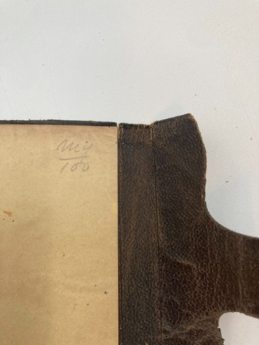 Antique 1867 Pocket DICTIONARY Leather Fold Over Cover ~ NOAH WEBSTER -RARE BOOK - Picture 10 of 10