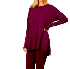 Eggplant Color Two Piece Set(XL)