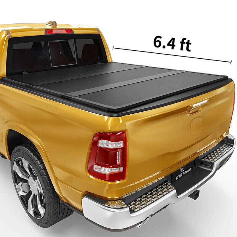 Bed Tonneau Cover Hard Tri-fold for 09-25 Dodge Ram 1500 03