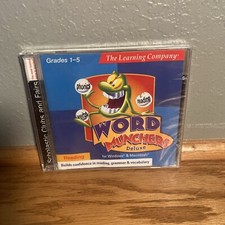 Math Munchers Deluxe Windows/Mac PC, 1999 Vintage Learn at Home Tutoring Games