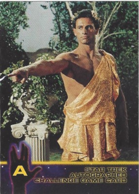 TCS 1148  Star Trek The Original Series 2  Autograph Challenge Game Chase Card A