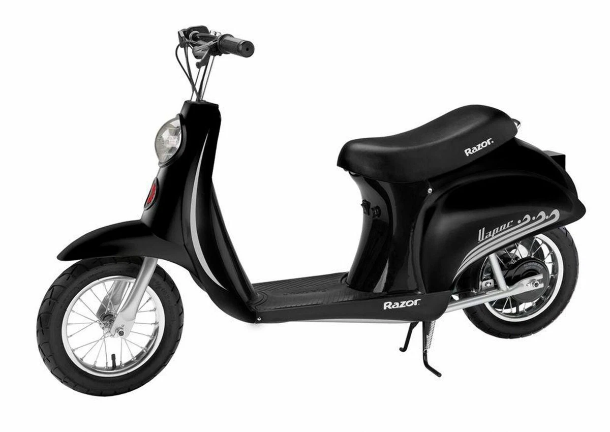 Razor Kids Electric Scooter Black Pocket Mod Vapor Teens eScooter 13 Years