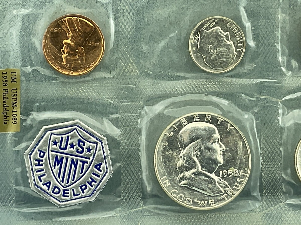 1958 PROOF SET, in the Original US MINT Sealed, No Outer Envelope