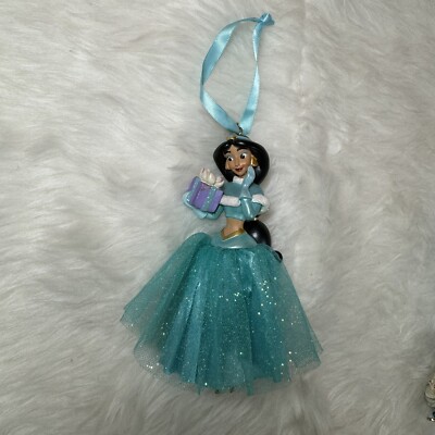 2013 Disney Store Princess JASMINE ALADDIN Gift Sketchbook Christmas Ornament 