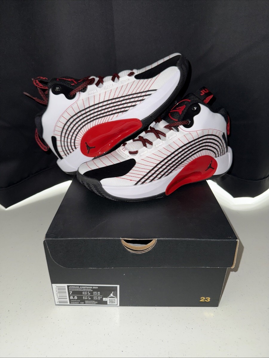 Size Air Jordan Jumpman 2021 White University Red for sale