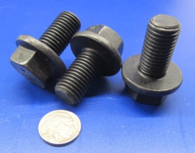 Flange Tap Bolt, Steel 10.9 Metric, FT, M16 x 2 x 30 mm Length, 5 Pc