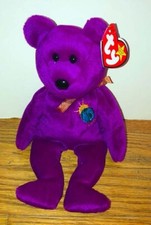 TY Beanie Baby Millennium 2000 Bear Plush Stuffed Animal Vintage Retired NWT