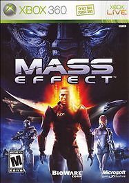 Mass Effect (Microsoft Xbox 360, 2007) Game And Manual Only