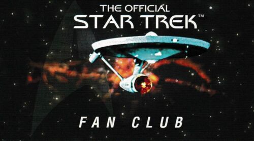 1996 SkyBox Star Trek CARTE OFFICIELLE FAN CLUB collection premier contact comme neuf - Photo 1/2