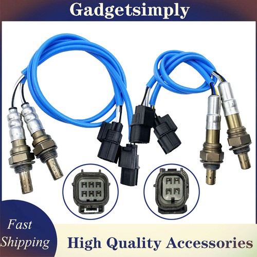 4x Upstream & Downstream O2 Oxygen Sensor For 2007-2009 Acura MDX V6 3.7L